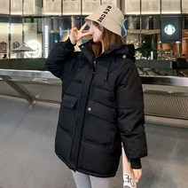 여성 여학생 웰론 패딩 루즈핏 미디 패딩 점퍼 겨울신상