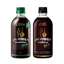 칸타타콘트라베이스 디카페인블랙500mlX6개입+콘트라베이스 콜드브루블랙 500mlx6개입, 총 500mlX12개입