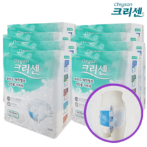 크리센 와이드 매직벨트 성인용 기저귀 (대형/특대형) 10개입, 대형(80cm-120cm), 8개(80매)/1박스