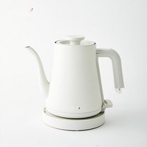 데일리 디자인 전기케틀 (2종/택1) 전기포트, 01. 디자인 전기포트_화이트