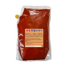 국밥 순대국 다대기 2kg 매운 양념장 액상 순대국밥 갈비탕 삼계탕 해장국 곰탕 다데기 업소용 가정용, 매운국밥다대기