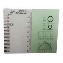 SK 크랙게이지(폭 길이 각도 내외경) CM-CKD, 단일, 1개