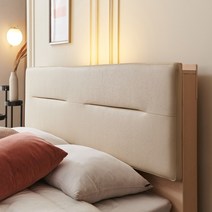 굿모닝침대 LED 헤드보드 슈퍼싱글 헤드만 수도권무료배송 매트리스별도판매, 에센셜-메이플아미보리