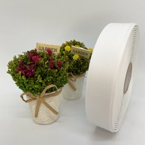 포장 리본 끈 제이제이리본 골직리본5mm 10mm 60컬러 (길이 45M 90M ) 공단리본, 61미색, 5mm(90M)