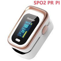 OLED 맥박 산소 농도계 휴대용 PI 손가락 클립 산소 농도계 가정용 SPO2 PR 심박수 모니터 RR 혈액 산소 포화도 센서 산소포화도측정기 휴대용 모니터, 1개, 벨기에, White gold