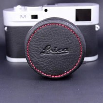 뷰파인더 수제 정품 가죽 렌즈 캡 렌즈 방수 보호 카메라 렌즈 커버 forleica q typ116 leica qp q2 카메라 액세서리, 1개