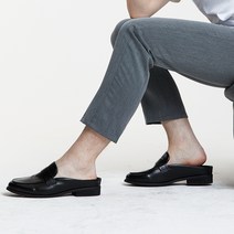 블랙도트 남성 조바니 가죽 블로퍼 단화 RZ97