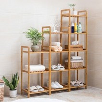 이케아 선반 원목 높이 조절 선반장 3단 4단 5단 실내화 거치대 나무 우드 선반 진열장 diy 조립식 인테리어