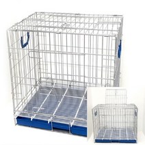 이지리치 애견 크롬사각철장 소 철제케이지 강아지사각철장케이지