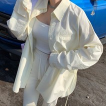 레브시티 투웨이 남방 루즈핏 셔츠 허리끈
