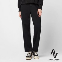 아키클래식 스탠다드핏 스트링 스웨트팬츠 블랙