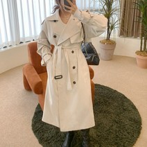 메종 트렌치코드 롱 바바리