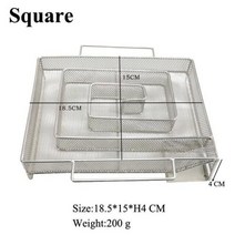 케익만들기 체험 키트 식빵 케이크 빵틀 Meibum차가운 연기 생성 캠핑 스테인레스 스틸 바베큐 액세서리 펠렛 스모커 트레이 고기 베이컨 물고기 그릴 베이킹 도구, Square+기타