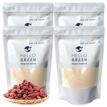 헬로우그린 순수한 대추분말 250g 국내산 100% 대추 만든 대추가루 대추차 재료, 대추분말 250gx4팩