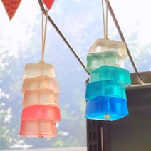 아로마 천연 시트로넬라 모스큐브 5단 캠핑디퓨저 모기비켜, 파랑-5단