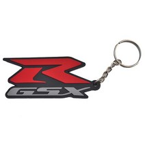 키 링즈 3D 오토바이 키 체인 고무 링 스즈키 GSX250R 600cc 750cc, 02 Big Logo