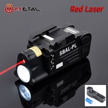 SUREFIRE 후레쉬 슈어파이어 LED 밀리터리 써치라이트 전술 컴벳라이트 라이트 조명, 1. 흑/ 적색 레이저 + 백색광