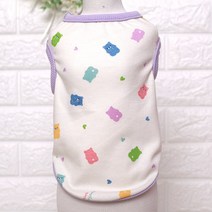 강아지옷 국내산 오가닉 실내복 잠옷 노령견옷, 11.젤리가족