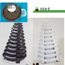 유림화훼자재상사 원형물받이받침 원형물받침 고정식원형받침 물받침 화분받침 유림화분, 옹기색