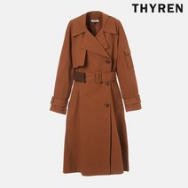 티렌 벨트 포인트 더블 트렌치 코트 T193MWY803