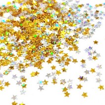 (주)아트인 홀로그램 스팽글(별A-50g), 09 실버