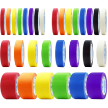 마스킹테이프 12mm 15mm 24mm 48mm x 10M 8컬러 아이보리, 12mm x 10M, 청색, 1개