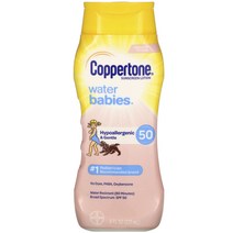 코퍼톤 워터 베이비 선스크린 로션 SPF 50 유아 선크림, 1개, 237ml