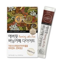 수용성가르시니아 버닝카페다이어트 커피맛 1통 30포 식약처인증 비타민B 판토텐산 그린커피빈추출물