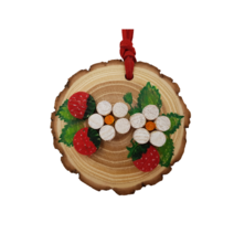 나무와곤충 DIY 딸기꽃 나무목걸이 만들기 (10개 묶음) 돌봄 방과후 방구석 미술놀이