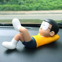 자동차 인테리어 장식 애니메이션 도라에몽 노비타 블루 키튼 액션 피겨 모델 자동 풍선 장식품 액세서리 완구 어린이 선물, 대웅