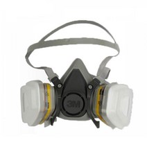 건설 현장용 양구식 필터링 방독마스크 작업장 미세먼지용 호흡보호구 연구원마사크
