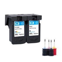 Befon 545XL 545 XL CL546 카트리지 캐논 PG545 PG 545 Pixma MG3050 2550 2450 2550S 2950 MX495, e