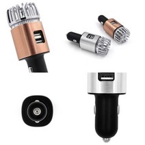 이오나이저 미니 자동차 공기 청정기 12V 신선한 음이온 이온 산소 바 오존 Ionizer 클리너 차량 2, 1.RG