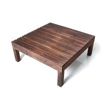 조립식 야외 평상 데크 정자 마루 저상 침대 이동식, 90x90x36cm 단일 소나무 1㎡