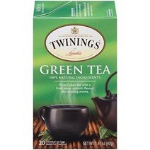 Twinings Twinnings Green Tea 1.41 온스 박스 20 개인 티백, 1팩