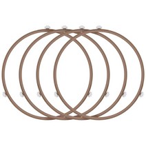 전자레인지유리판 전자레인지회전판 교체용 전자레인지유리 4 팩 전자 레인지 롤러 링 전자