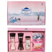 깨끗한 히말라야 핑크솔트 암염소금 + 통후추 그라인더 선물세트 / 기업 설연휴
