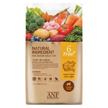 ANF 6Free 인도어 키튼 어덜트 웨이트케어 1.8kg고양이사료, 1.8kg, ANf캣6Free 인도어어덜트 1.8kg, 단품