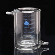 500ml 더블 레이어 비커 재킷 유리 광촉매 반응기 붕규산, 한개옵션0