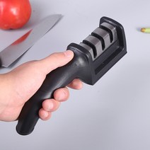 3단칼갈이 가정용 세라믹 칼연마기 나이프 블랙