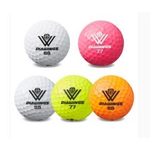 다이아윙스 고반발 비거리 전용 장타 골프공 M2/ M3/ M5, 25구, M3 화이트
