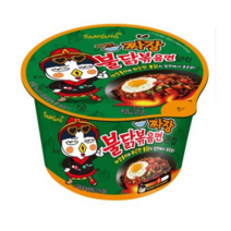 짜장 불닭볶음면 큰컵 105g X 8 맛있는 매운맛 짜장라면 볶음면 컵라면, 8개