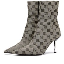 미스비헤이브 MISBHV Sasha Monogram Boot - Mongram Beige