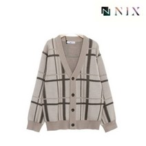 닉스 닉스 NC05 남)세미오버핏체크y가디건3컬러 FNQRCGK701 (9259477)