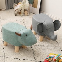 [해외직구] 귀여운 동물농장 동물모양 스툴/코끼리 송아지 강아지의자, 분홍강아지