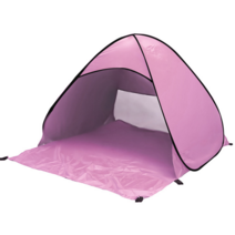 2초 원터치텐트 방수 9칼라 2~3인용 캠프, 핑크