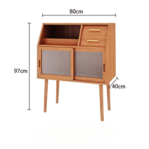 원목그릇장 엔틱 일본풍 인테리어 미니찬장, 옵션1