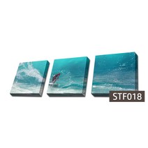 사진 한장을 액자 3개로 만든 3분할 캔버스액자, STF018