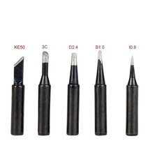 무연납 실 납 개몫 납땜 인두 팁 무연 실버 블랙 구리 전기 납땜 인두 헤드, 60w, 검은색, 3c k b 나는 d