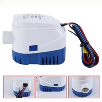 차 캠핑카 부품12V 빌지 펌프 1100GPH 자동 보트 해양 워터 잠수정 요트 모터 수상 비행기 하우스, 한개옵션0